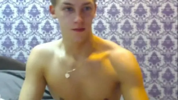 Bästa Blonde Twink's Cum Show färska videoklippen