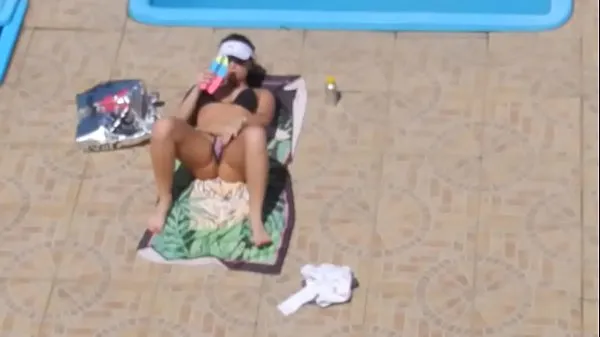 Best Flagra safada masturbando Piscina Flagged Girl masturbate on the pool fresh Videos