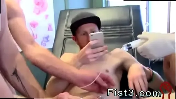 Best Ass fisting gay first time First Time Saline Injection for Caleb fresh Videos