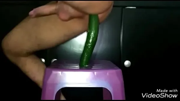 cucumber in the ass Video baharu terbaik