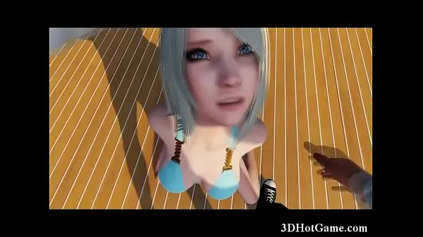 ベスト コンピュータゲームの若い3dアニメーションの女の子 の新鮮な動画