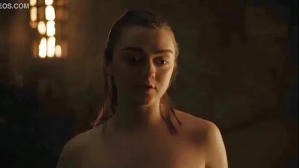 最佳Maisie Williams/Arya Stark Hot Scene-Game Of Thrones新鲜视频