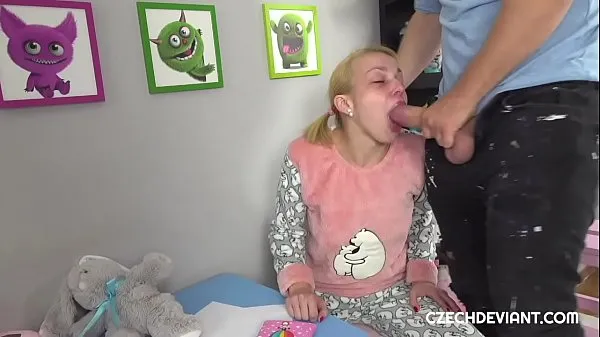 Beste Blondine in Babykleidung wird gerammtfrische Videos