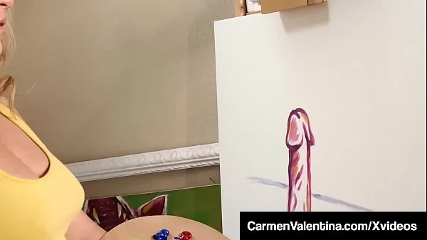 Meilleures Carmen Valentina, étudiante en art, ouvre ses cuisses épaisses pour une grosse bite sombre dans ce clip interracial chaud de traite de grosse bite noire! Vidéo complète et Carmen Valentina en direct nouvelles vidéos