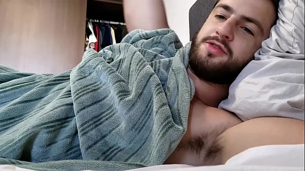 Best Straight roommate invites you to bed for a nap - hairy chested stud - uncut cock - alpha male fresh Videos