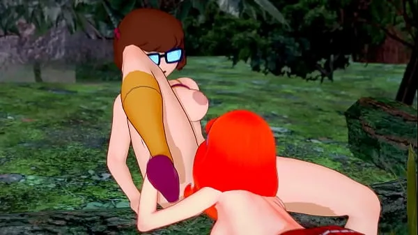 Melhores Scooby Doo XXX 3D Hentai- Daphne e Velma tesoura e lambendo buceta vídeos recentes