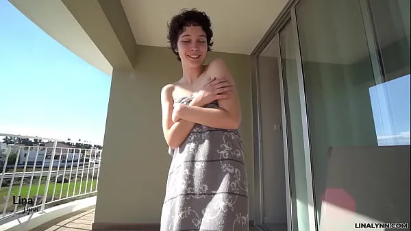 Best First FUCK outdoors! LinaLynn on the hotel balcony fresh Videos