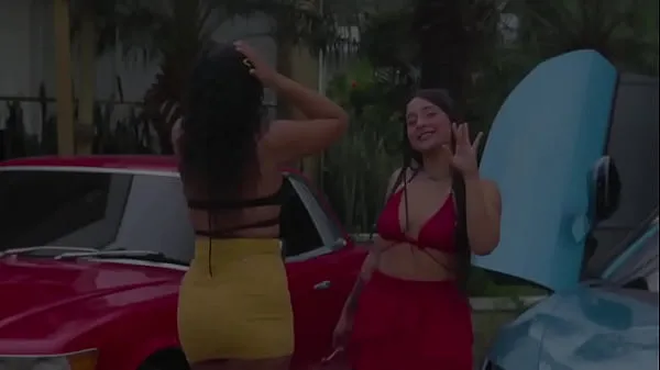 Best Lesbians sit on top of luxury cars GGMansion fresh Videos