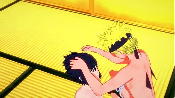 Best Naruto Yaoi - Naruto x Sasuke Blowjob and Footjob - Sissy crossdress Japanese Asian Manga Anime Game Porn Gay fresh Videos