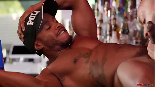 Best Fit cop visits his favorite gay friend at the bar fresh Videos