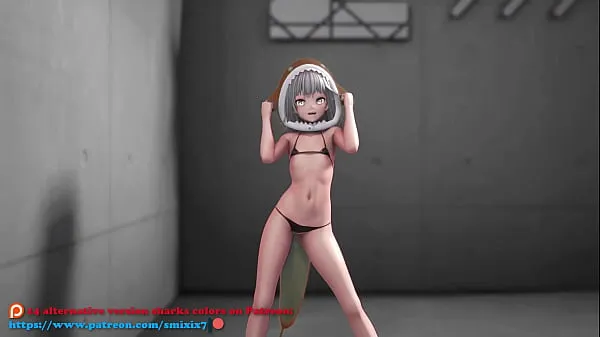 HoloLive Gawr Gura Hentai Sex and Dance 热爱105°C的你 Undress Creampie MMD 3D RED SHARK COLOR EDIT SMIXIX Video segar terbaik