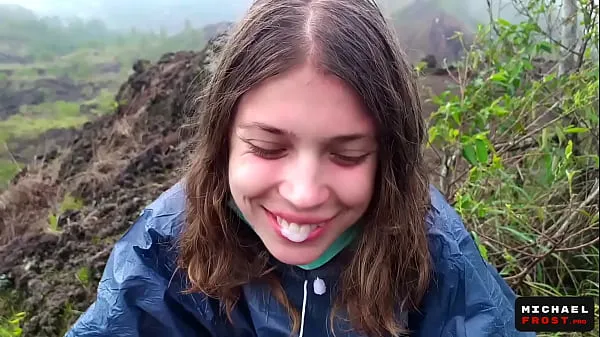 Best The Riskiest Public Blowjob In The World On Top Of An Active Bali Volcano - POV fresh Videos