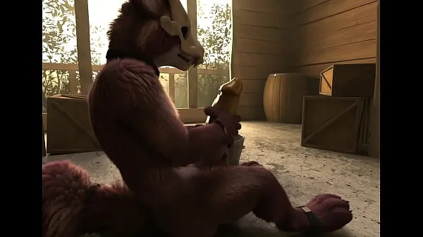 Meilleures Furry jacks off his massive cock (h0rs3 yiff animation nouvelles vidéos