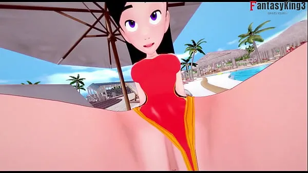 Violet Parr bikini footjob and blowjob POV | The Incredibles | Short (watch the full version on RED and extra scenes on premium Video segar terbaik