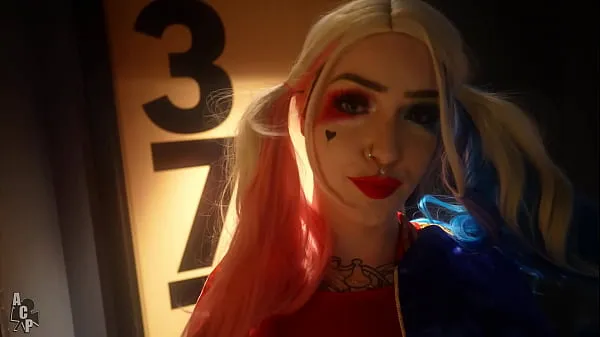 Bästa Gibby, o palhaço, fode Rachel Luxe enquanto eles fazem cosplay do Coringa e da Harley Quinn färska videoklippen