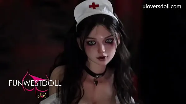 Bedste Halloween Dark Devilish Nurse Sex Doll Fuck from ULOVERSDOLL nye videoer